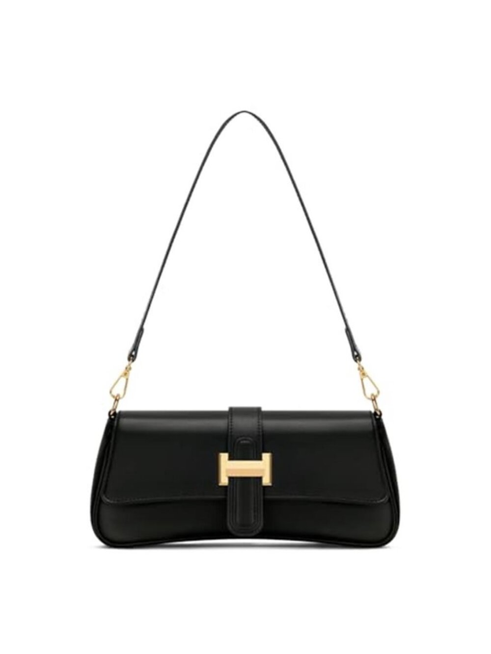 Black Shoulder Bag for Women Retro Hobo Purse Designer Inspired Underarm Handbag